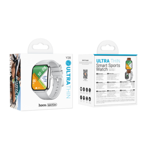 Hoco AMOLED Smart Watch Sport Design Y28 (Call Version) - Silver