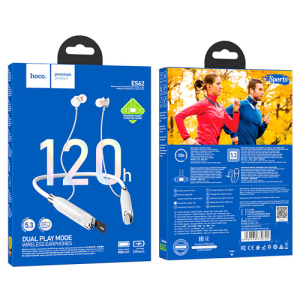 Hoco Wireless Earphones Headset with Mic ES62 - Grey