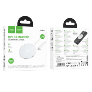 Hoco Wireless Fast Qi2 Magnetic Charger CW63 - White