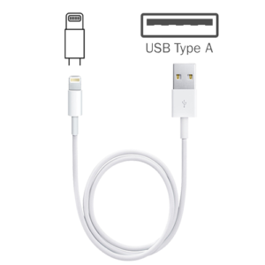 Lightning to USB Cable for iPhone No Packaging (1M)