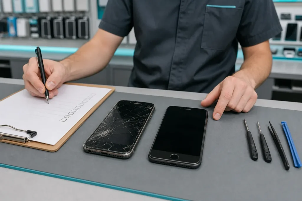 Comparaison entre la réparation et le remplacement d’un téléphone à Joliette